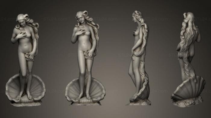 Статуи античные и исторические (Рождение Венеры, STKA_1021) 3D модель для ЧПУ станка